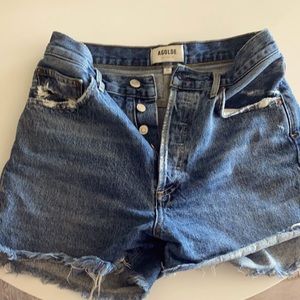 Agolde Jean shorts size 27. Favorite jean shorts, but too big on me now.